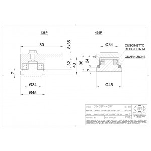 Kit Cardine Inferiore E Superiore Da 45