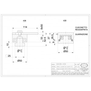Kit Cardine Inferiore E Superiore Da 50