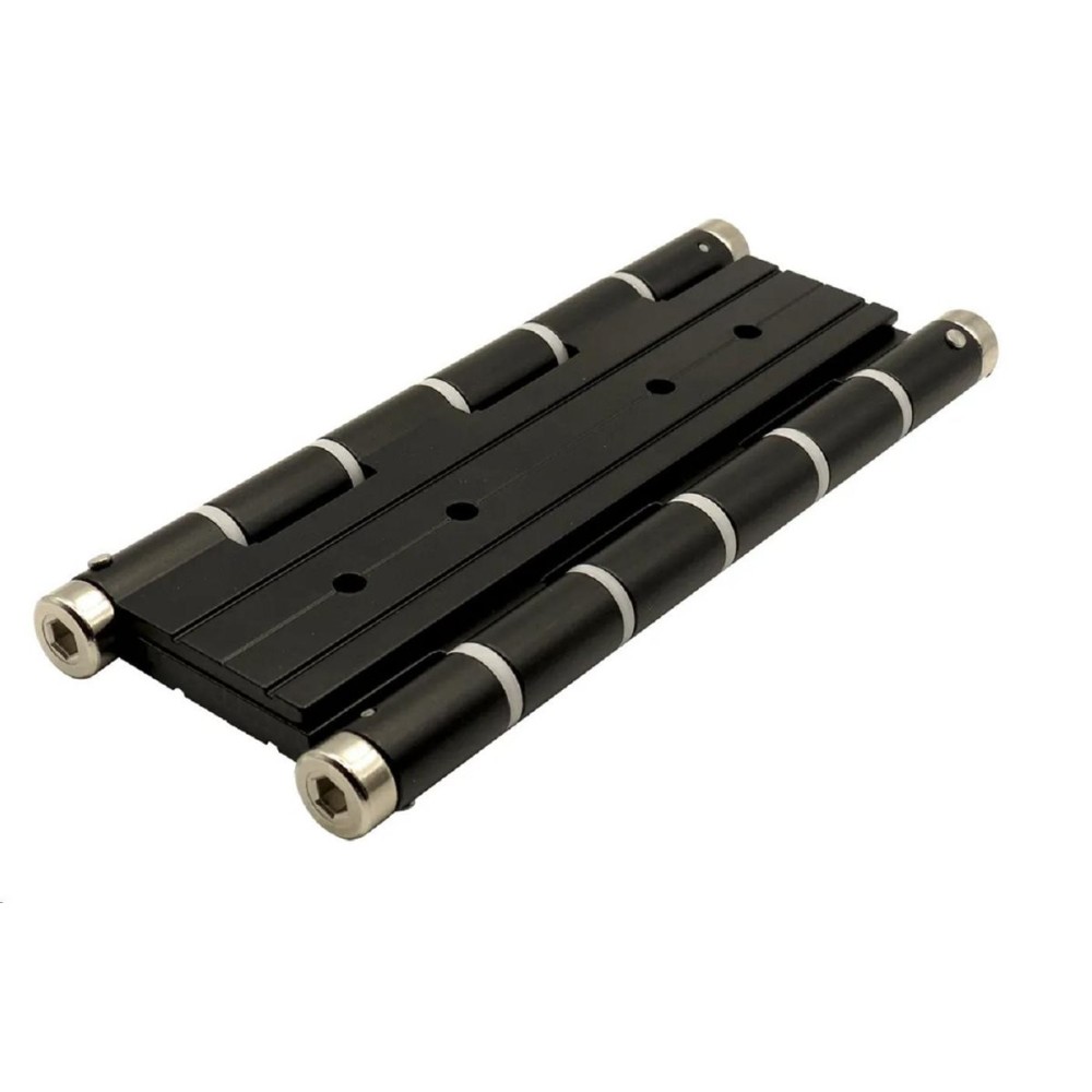 COPPIA CERNIERE ALI PIANE DOPPIA AZIONE NERA