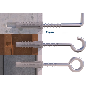 SECCHIELLO TASSELLI+VITI 8X40 VITE 5X50 PZ.150