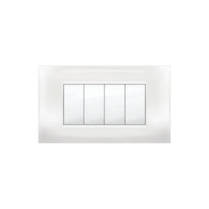PLACCA BIANCA 4 MODULI...