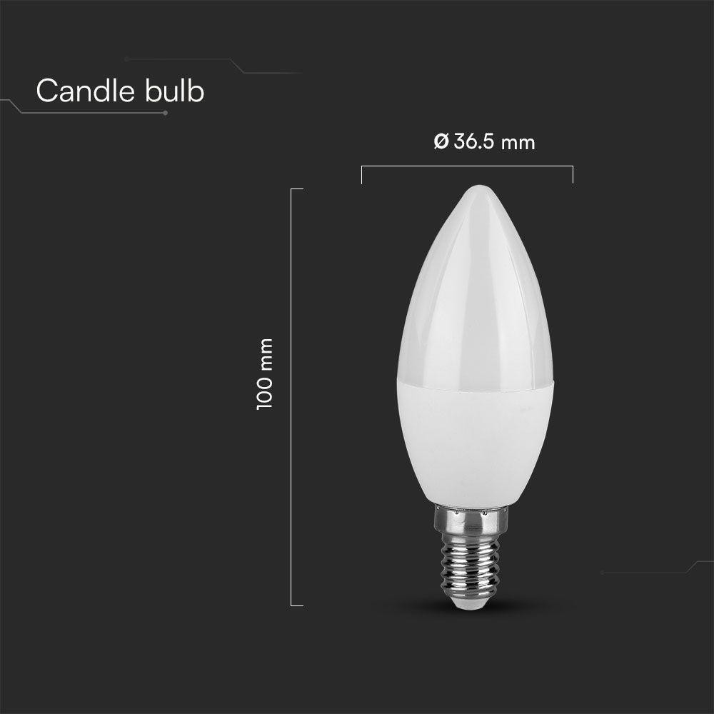 Lampadina Candela Led Samsung E14 7W 6400°K