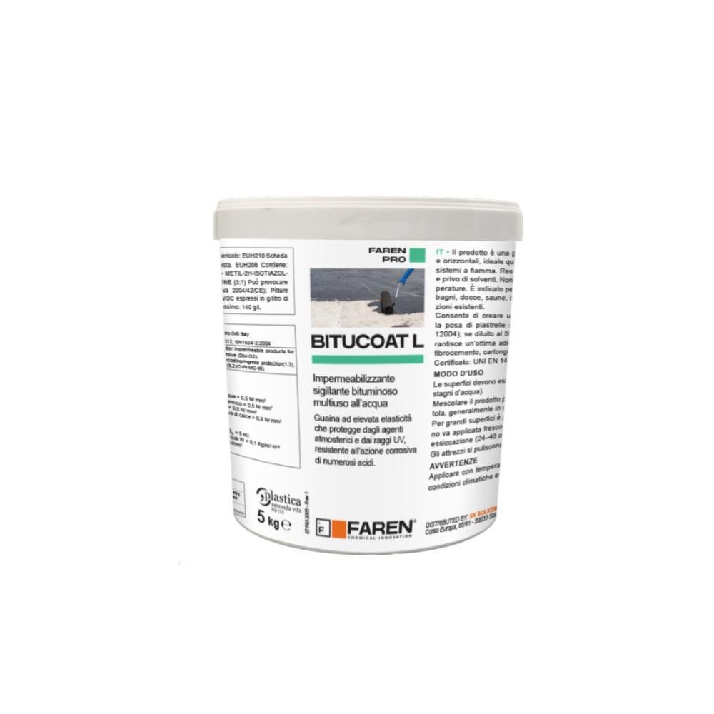 BITUCOAT L GUAINA BITUMINOSA ALL'ACQUA KG.1
