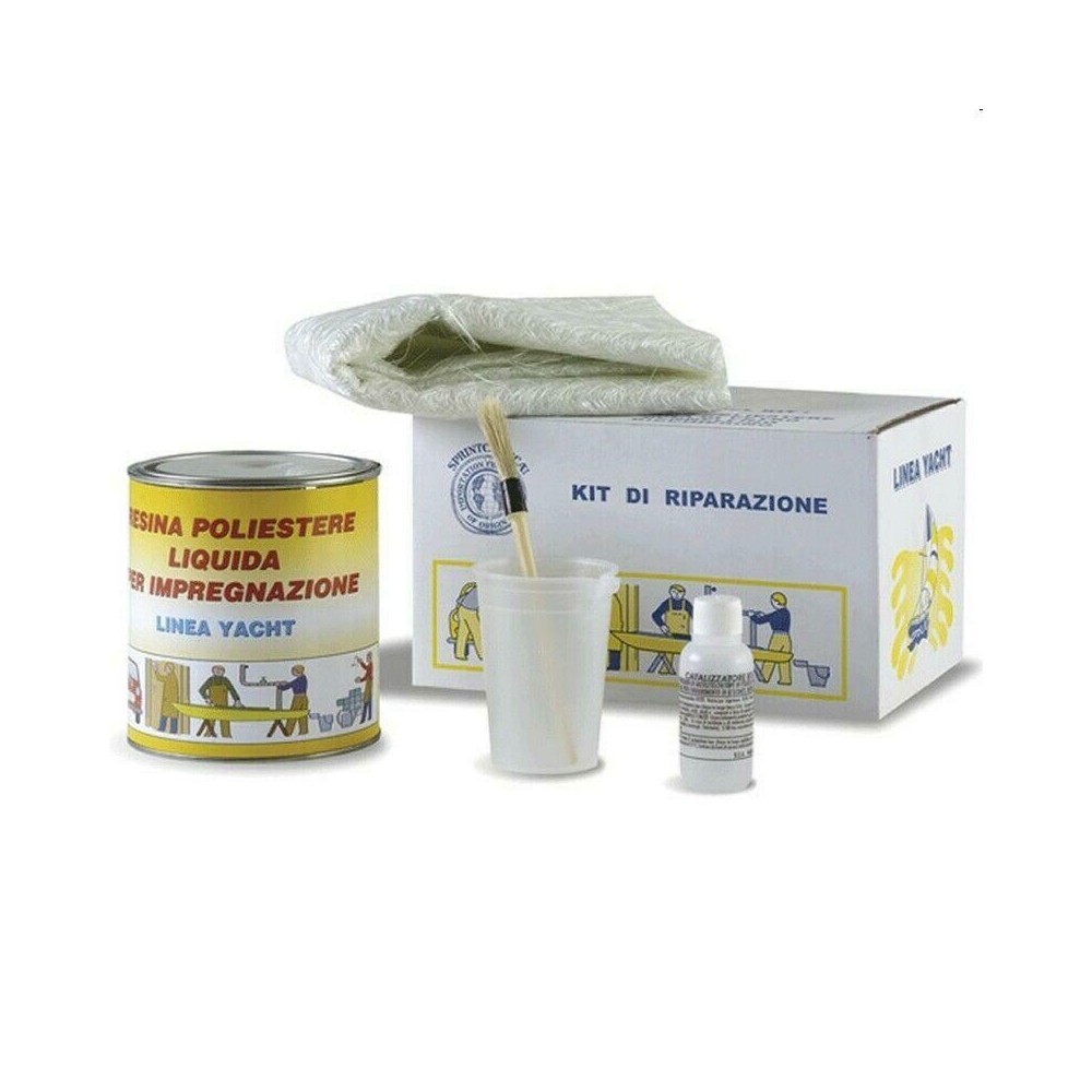KIT LANAVETRO INDURITORE RETE E RESINA