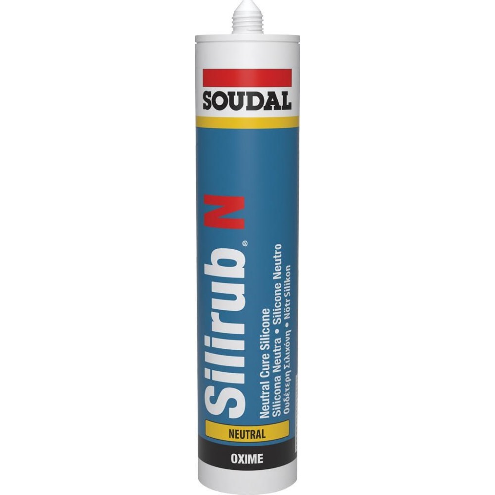 SILICONE NEUTRO TRASPARENTE SOUDAL 300 ML.