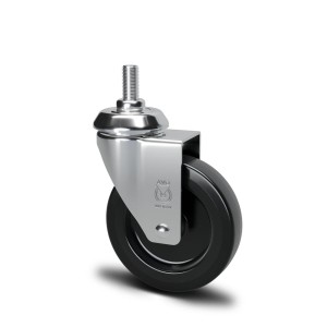 Ruota Gomma Con Vite M8...