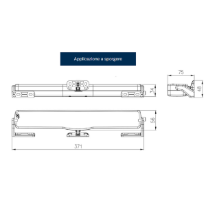 MOTORE VASISTAS NEKOS KATO 253 GRIGIO 250NM 360 mm.