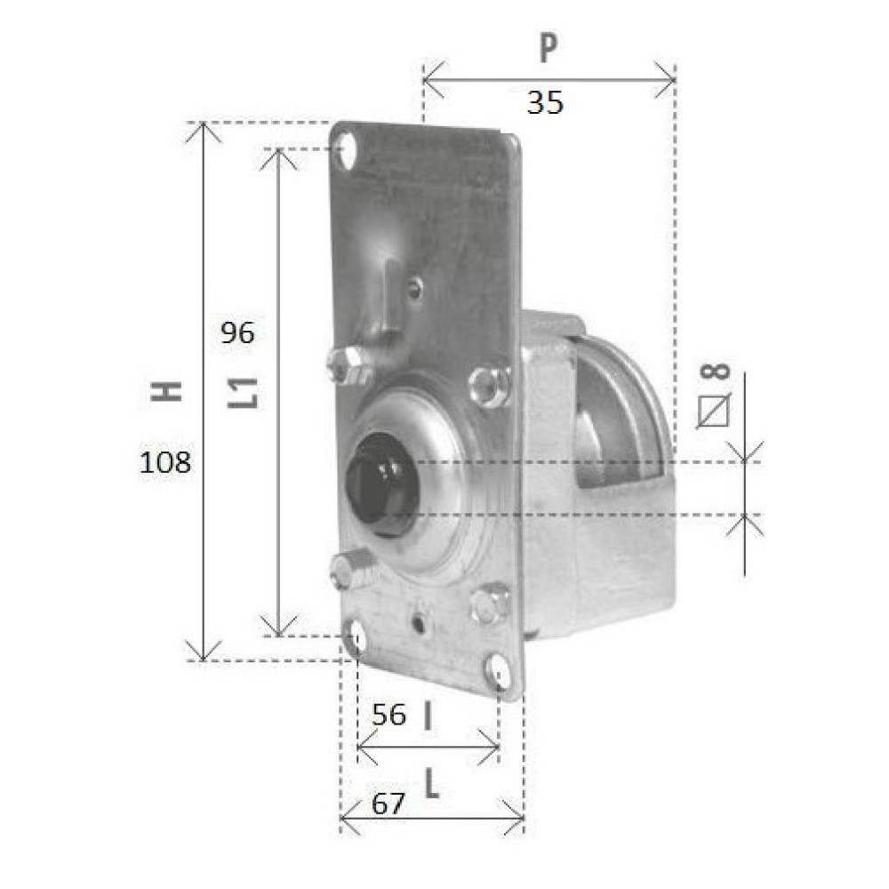 ARGANELLO BGM B40 PORTATA 40 KG
