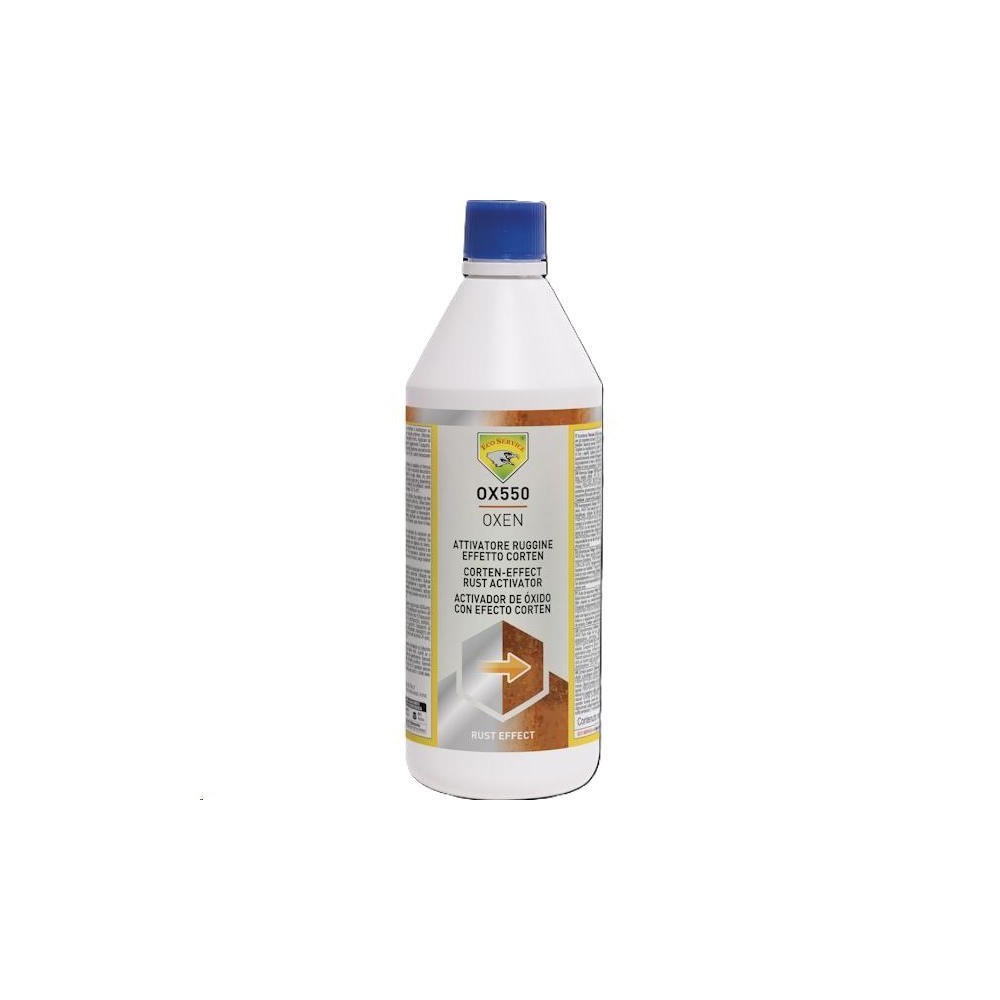OXEN ATTIVATORE DI RUGGINE EFFETTO CORTEN OX550 750 ML.