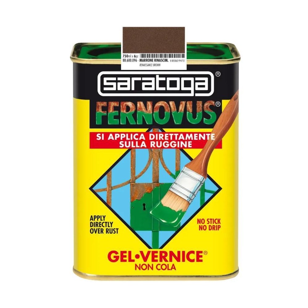 FERNOVUS MARRONE RINASCIMENTO METALLIZZATO 750 ML.