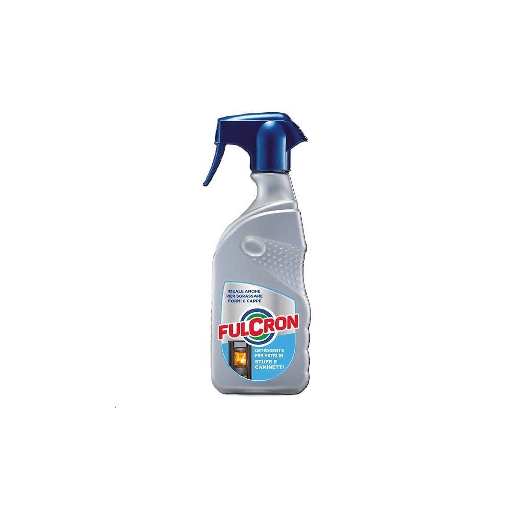 FULCRON DETERGENTE PER VETRI STUFE E CAMINETTI 500 ML.