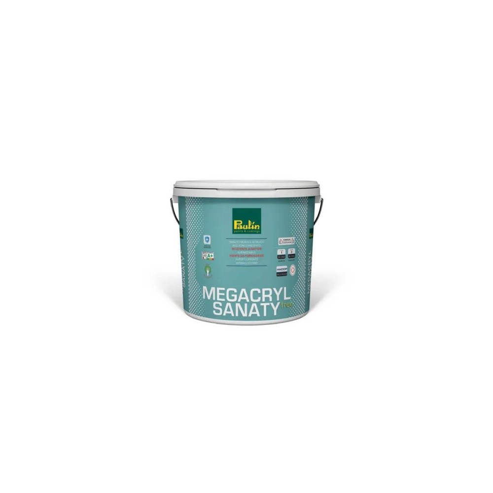 MEGACRYL SANATY FREE BIANCO LUCIDO L.4