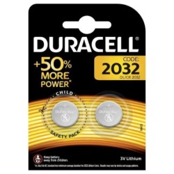 batteria piatta duracell 2032 blister 2 pz.
