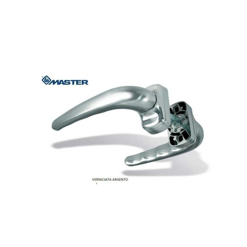 doppia maniglia twist argento