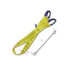fasce di sollevamento m.4 t.3 gialla