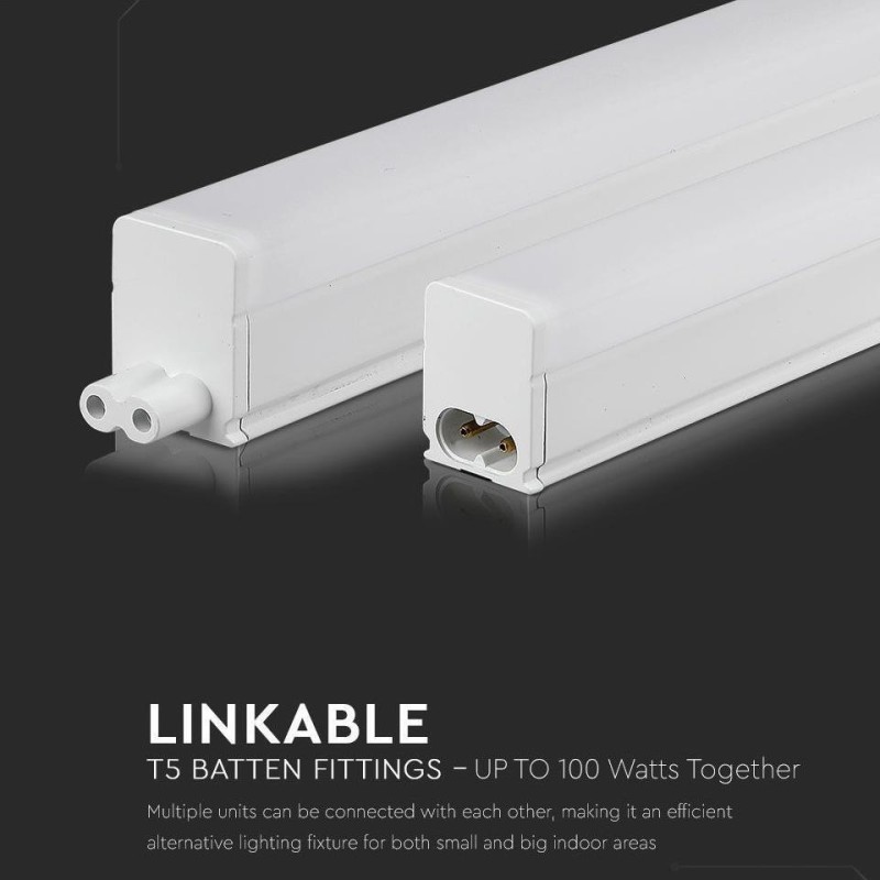 reglette a led 16w 4500°k cm.120 con interruttore