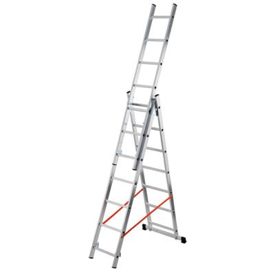 SCALA ALLUMINIO MODULA TRIPLA 3X7 AL405