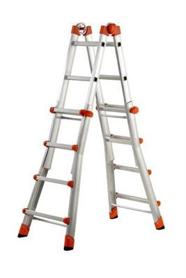 SCALA ALLUMINIO PEPPINA 5+5 GIGANTE AL040