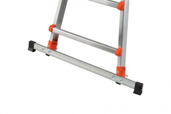 SCALA ALLUMINIO PEPPINA 5+5 GIGANTE AL040