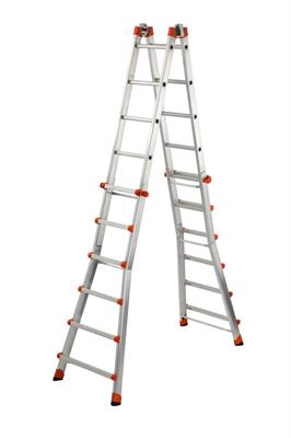 SCALA ALLUMINIO PEPPINA 6+6 GIGANTISSIMA AL060
