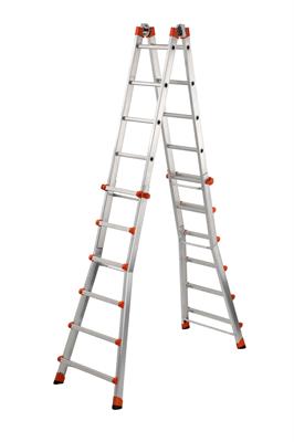 SCALA ALLUMINIO PEPPINA 6+6 GIGANTISSIMA AL060
