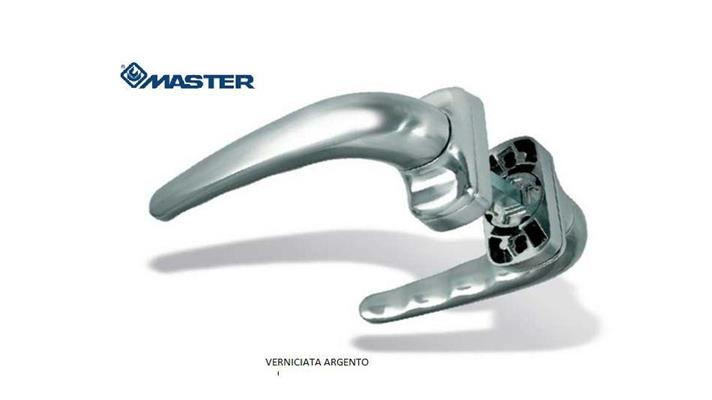 DOPPIA MANIGLIA TWIST ARGENTO