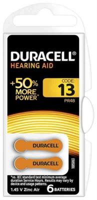 BATTERIA DURACELL EASY TAB 13 ACUSTICA CF.6