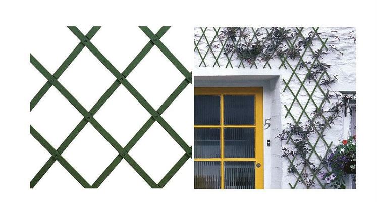 TRALICCIO PLASTICA VERDE M.1X1