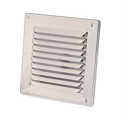 GRIGLIA IN ALLUMINIO 140X140 MM CON RETE
