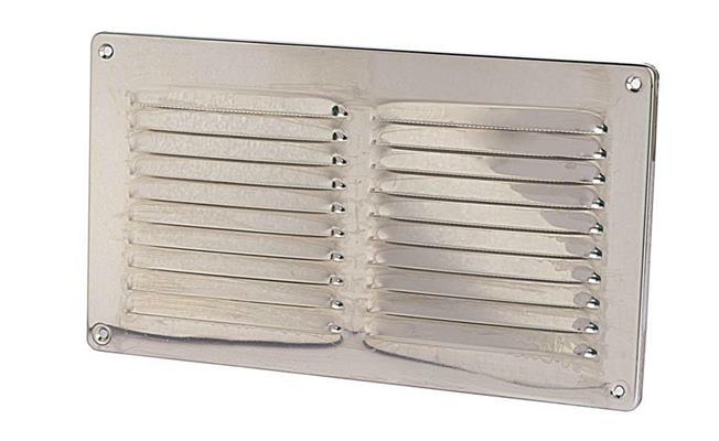 GRIGLIA IN ALLUMINIO 250X140 MM CON RETE