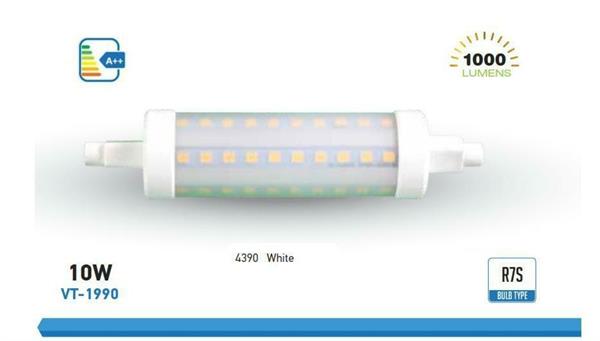 LAMPADINA LINEARE A LED R7S MM.118 10W 6000 K°