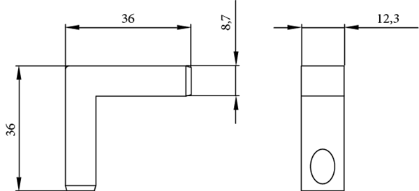 SQUADRETTA TELAIO H ZANZARIERA