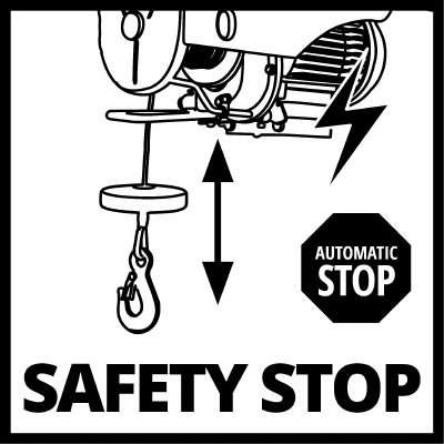 PARANCO ELETTRICO 125-250 KG TC-EH 250-18 STOP AUTOMATICO