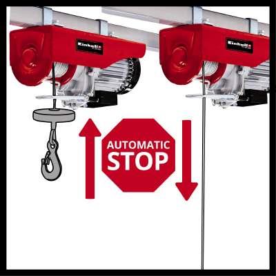 PARANCO ELETTRICO 125-250 KG TC-EH 250-18 STOP AUTOMATICO