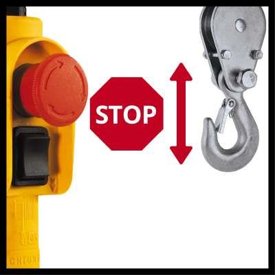 PARANCO ELETTRICO 125-250 KG TC-EH 250-18 STOP AUTOMATICO