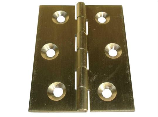 CERNIERA A LIBRO OTTONE 25X25
