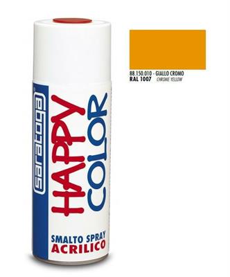 BOMBOLETTA SPRAY GIALLO CROMO RAL 1007 ML.400