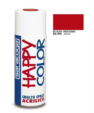 BOMBOLETTA SPRAY ROSSO SEGNALE RAL 3001 ML.400