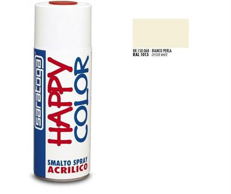 BOMBOLETTA SPRAY BIANCO PERLA RAL 1013 ML.400 - COLORI E MARCATORI -  Adriatica Metalli & Ferramenta srl