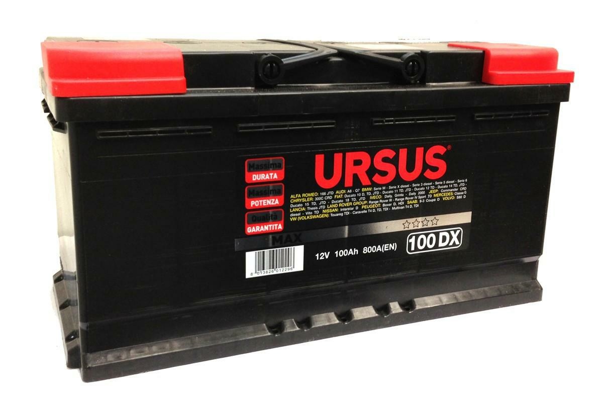 BATTERIA URSUS MAX 100 DX - BATTERIE AUTO - Adriatica Metalli