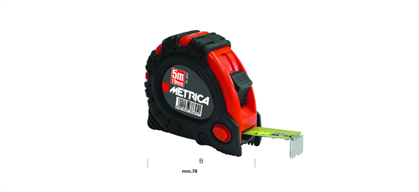 FLESSOMETRO METRICA 3 BOTTONI M.5X25 MM.