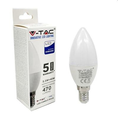 LAMPADINA CANDELA LED SAMSUNG E14 4.5W 4000°K