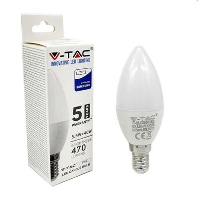 LAMPADINA CANDELA LED SAMSUNG E14 5.5W 4000°K