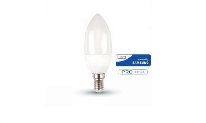 LAMPADINA CANDELA LED SAMSUNG E14 4.5W 4000°K
