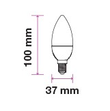 LAMPADINA CANDELA LED SAMSUNG E14 5.5W 4000°K