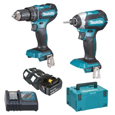 KIT AVVITATORI DLX2283JX1 +3 BATTERIE 18V 3 AH