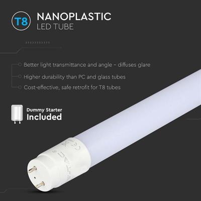 TUBO A LED 9W 6400°K CM.60