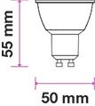 FARETTO A LED SAMSUNG 110° 6W GU10 6400 °K