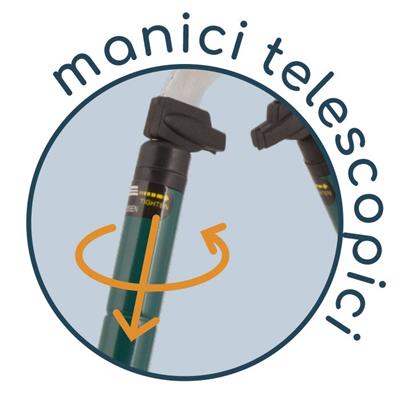 FORBICI PER SIEPI MANICI TELESCOPICO CM.66