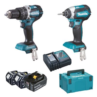 KIT AVVITATORI DLX2180TJ1 3 BATTERIE 18V 5 HA